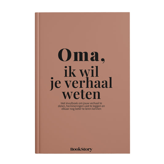 Oma, ik wil je verhaal weten