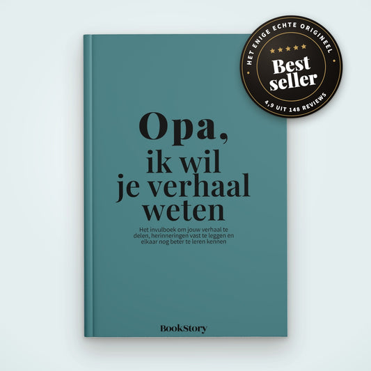 Invulboek opa: Opa, ik wil je verhaal weten, hardcover van Bookstory